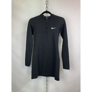 NEW Nike Black Half-zip Long Sleeve‎ Dress Size Medium